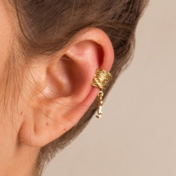 Saint Laurent Opyum Monogram Earring CUFF - Picture 5 of 5